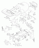Husqvarna LTH 130 (954140005F) - Lawn Tractor (1998-07 & After) Ersatzteile Chassis And Enclosures