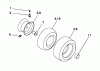 Husqvarna LTH 130 (954140005K) - Lawn Tractor (1999-03 & After) Ersatzteile Wheels & Tires