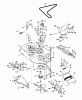 Husqvarna LTH 140 (954000642) (HN14H42A) - Lawn Tractor (1994-01 & After) Ersatzteile Mower 42"