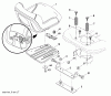 Husqvarna LTH 1438 (96043006900) - Lawn Tractor (2008-12 & After) (California) Ersatzteile Seat Assembly