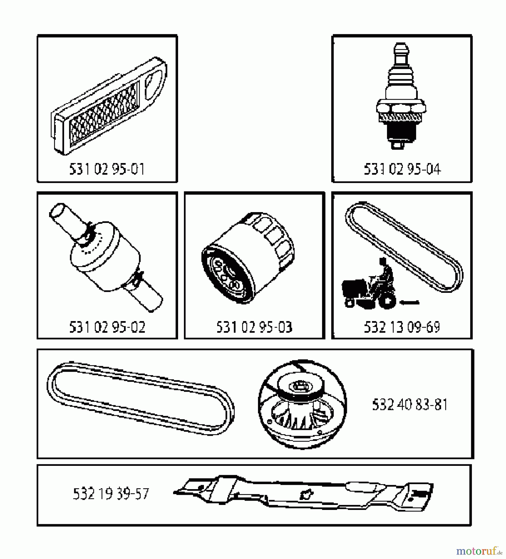 Husqvarna Rasen und Garten Traktoren LTH 151 (96041020101) - Husqvarna Lawn Tractor (2011-05 & After) FREQUENTLY USED PARTS