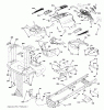 Husqvarna LTH 152 (96041003007) - Lawn Tractor (2010-11 & After) Ersatzteile CHASSIS ENCLOSURES