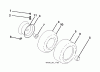Husqvarna LTH 154 (96041024200) - Lawn Tractor (2012-01 & After) Ersatzteile WHEELS TIRES