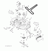 Husqvarna LTH 1842 (96041005207) - Lawn Tractor (2011-04 & After) Ersatzteile MOWER DECK / CUTTING DECK