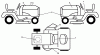 Husqvarna LTH 18538 (96043010500) - Lawn Tractor (2010-04 & After) Ersatzteile Decals