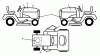 Husqvarna LTH 18538 (96043017100) - Lawn Tractor (2013-09) Ersatzteile DECALS