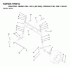 Jonsered LR13 (J81336C, 954130022) - Lawn & Garden Tractor (2000-03) Ersatzteile FRONT AXEL