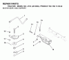 Jonsered LR13 (J81336C, 954130022) - Lawn & Garden Tractor (2000-03) Ersatzteile SECTOR GEAR / AXLE SUPPORT