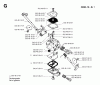 Jonsered 2050 - Chainsaw (1993-05) Ersatzteile CARBURETOR DETAILS
