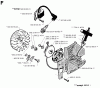 Jonsered 2045 - Chainsaw (1994-12) Ersatzteile STARTER