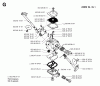 Jonsered 2050 - Chainsaw (1996-05) Ersatzteile CARBURETOR DETAILS