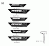 Jonsered 2050 - Chainsaw (1996-05) Ersatzteile DECALS