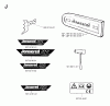 Jonsered 2045 - Chainsaw (2001-09) Ersatzteile DECALS