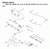 Jonsered LR13 (J813C36B, 954130023) - Lawn & Garden Tractor (1998-12) Ersatzteile DASH