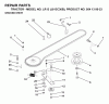 Jonsered LR13 (J813C36B, 954130023) - Lawn & Garden Tractor (1998-12) Ersatzteile DRIVE