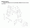 Jonsered LR13 (J813C36B, 954130023) - Lawn & Garden Tractor (1998-12) Ersatzteile FRONT AXEL
