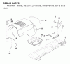 Jonsered LR13 (J813C36B, 954130023) - Lawn & Garden Tractor (1998-12) Ersatzteile HOOD