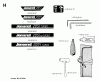 Jonsered 2054 - Chainsaw (1993-05) Ersatzteile DECALS