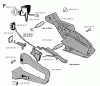 Jonsered 2054 - Chainsaw (1993-05) Ersatzteile HANDLE