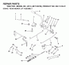 Jonsered LR13 (J8F1336TB, 954130021) - Lawn & Garden Tractor (1998-12) Ersatzteile BRAKE / REAR MOWER LIFT