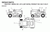 Jonsered LR13 (J8F1336TB, 954130021) - Lawn & Garden Tractor (1998-12) Ersatzteile DECALS