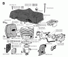 Jonsered 2055 - Chainsaw (1996-09) Ersatzteile CYLINDER PISTON MUFFLER