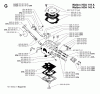 Jonsered 2054 EPA - Chainsaw (2000-05) Ersatzteile CARBURETOR DETAILS