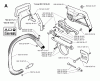 Jonsered 2054 EPA - Chainsaw (2000-05) Ersatzteile CHAIN BRAKE CLUTCH COVER
