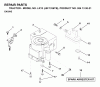 Jonsered LR13 (J8F1336TB, 954130021) - Lawn & Garden Tractor (1998-12) Ersatzteile ENGINE CUTTING EQUIPMENT