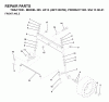 Jonsered LR13 (J8F1336TB, 954130021) - Lawn & Garden Tractor (1998-12) Ersatzteile FRONT AXEL