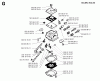 Jonsered 2055 - Chainsaw (1994-05) Ersatzteile CARBURETOR DETAILS
