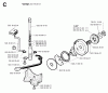 Jonsered 2055 - Chainsaw (1994-05) Ersatzteile CLUTCH OIL PUMP
