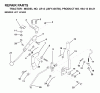 Jonsered LR13 (J8F1336TB, 954130021) - Lawn & Garden Tractor (1998-12) Ersatzteile MOWER LIFT LEVER