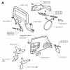 Jonsered 2063 - Chainsaw (1997-11) Ersatzteile CHAIN BRAKE CLUTCH COVER
