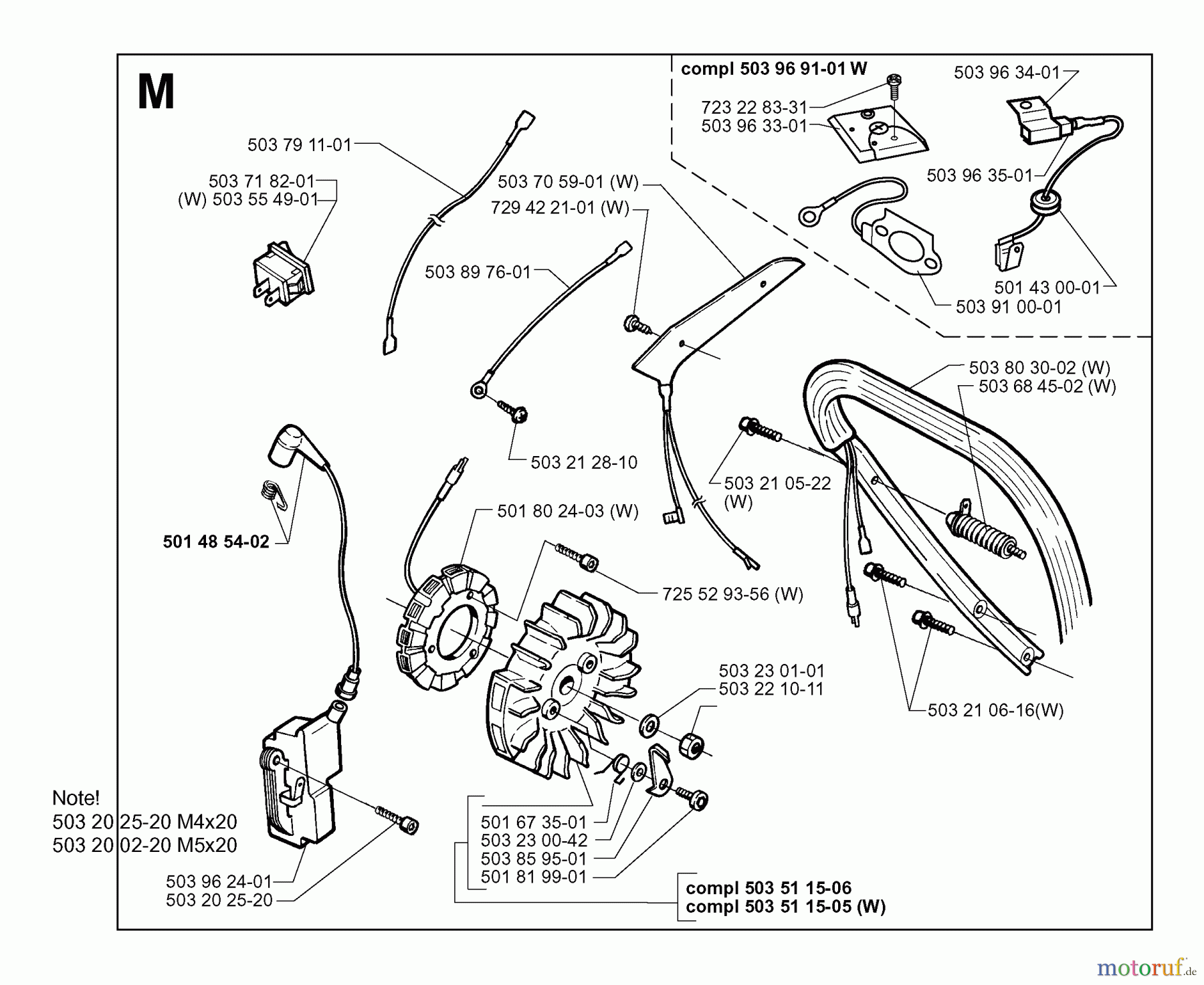 Jonsered Motorsägen 2063 - Jonsered Chainsaw (1997-11) IGNITION SYSTEM