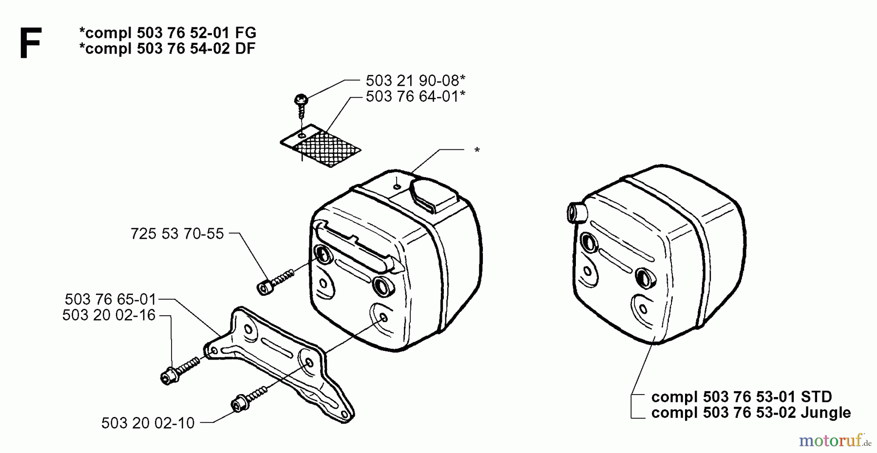 Jonsered Motorsägen 2063 - Jonsered Chainsaw (1997-11) MUFFLER