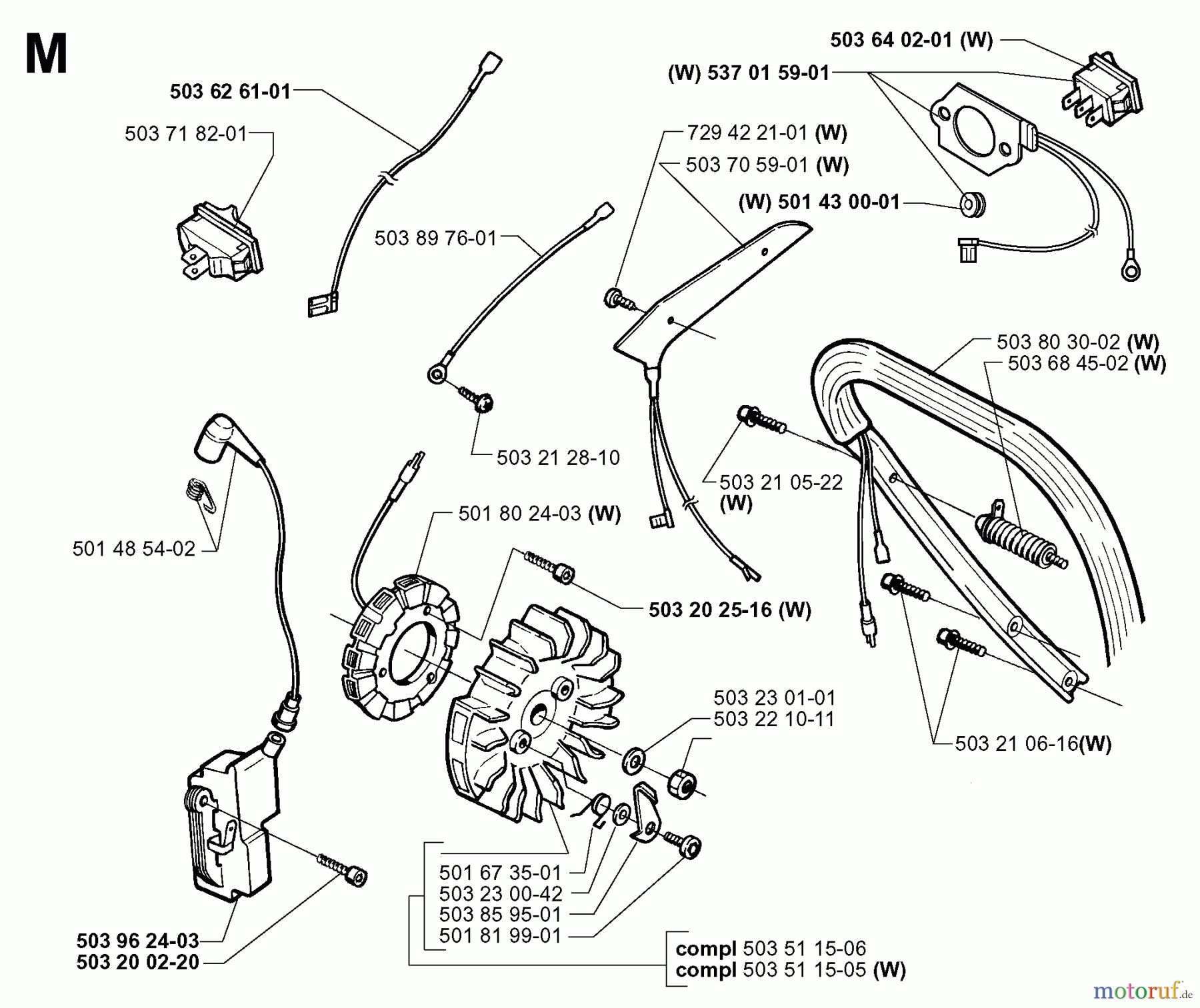 Jonsered Motorsägen 2063 - Jonsered Chainsaw (1999-03) IGNITION SYSTEM