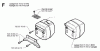 Jonsered 2063 - Chainsaw (1999-03) Ersatzteile MUFFLER