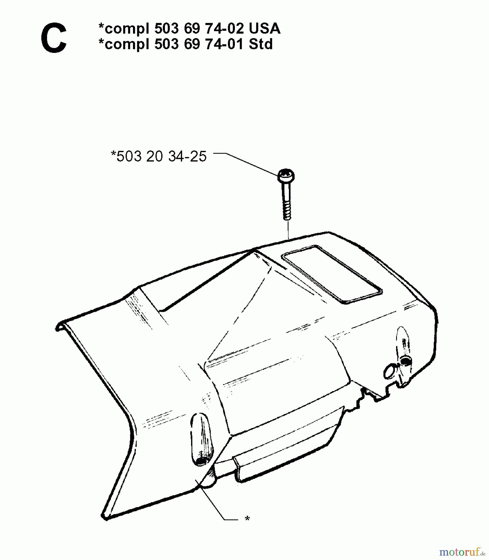  Jonsered Motorsägen 2065 - Jonsered Chainsaw (1997-02) CYLINDER COVER