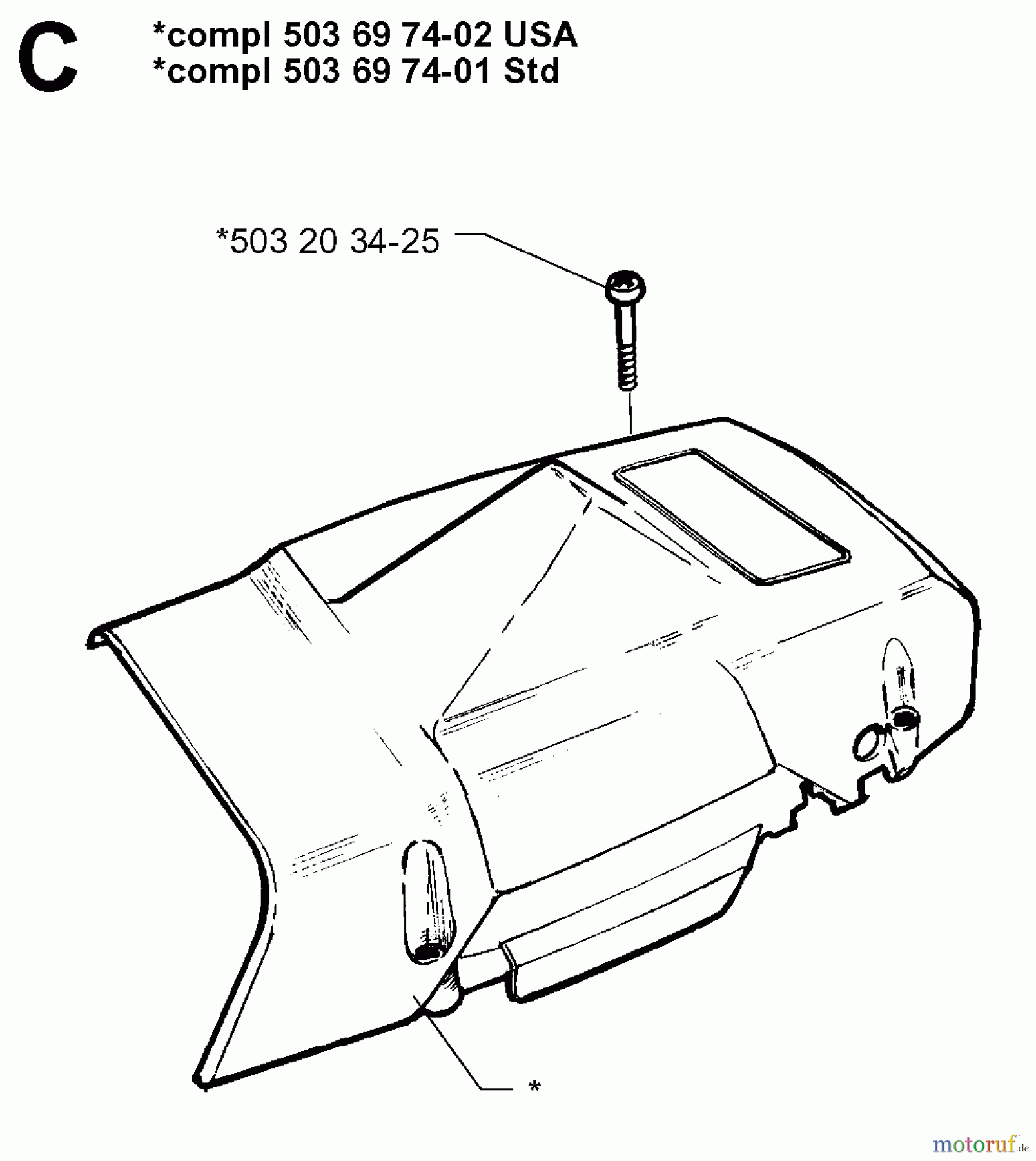  Jonsered Motorsägen 2065 - Jonsered Chainsaw (1997-11) CYLINDER COVER