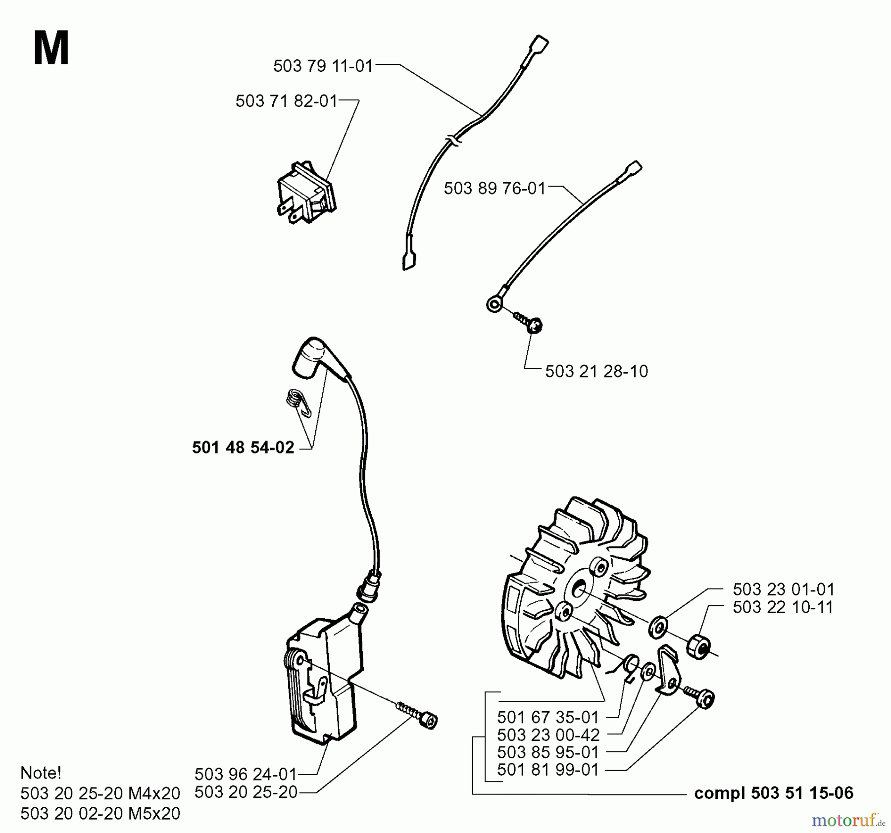 Jonsered Motorsägen 2065 - Jonsered Chainsaw (1997-11) IGNITION SYSTEM