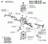 Jonsered 2065 EPA - Chainsaw (1999-03) Ersatzteile CARBURETOR DETAILS