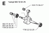 Jonsered 2065 EPA - Chainsaw (1999-03) Ersatzteile CRANKSHAFT