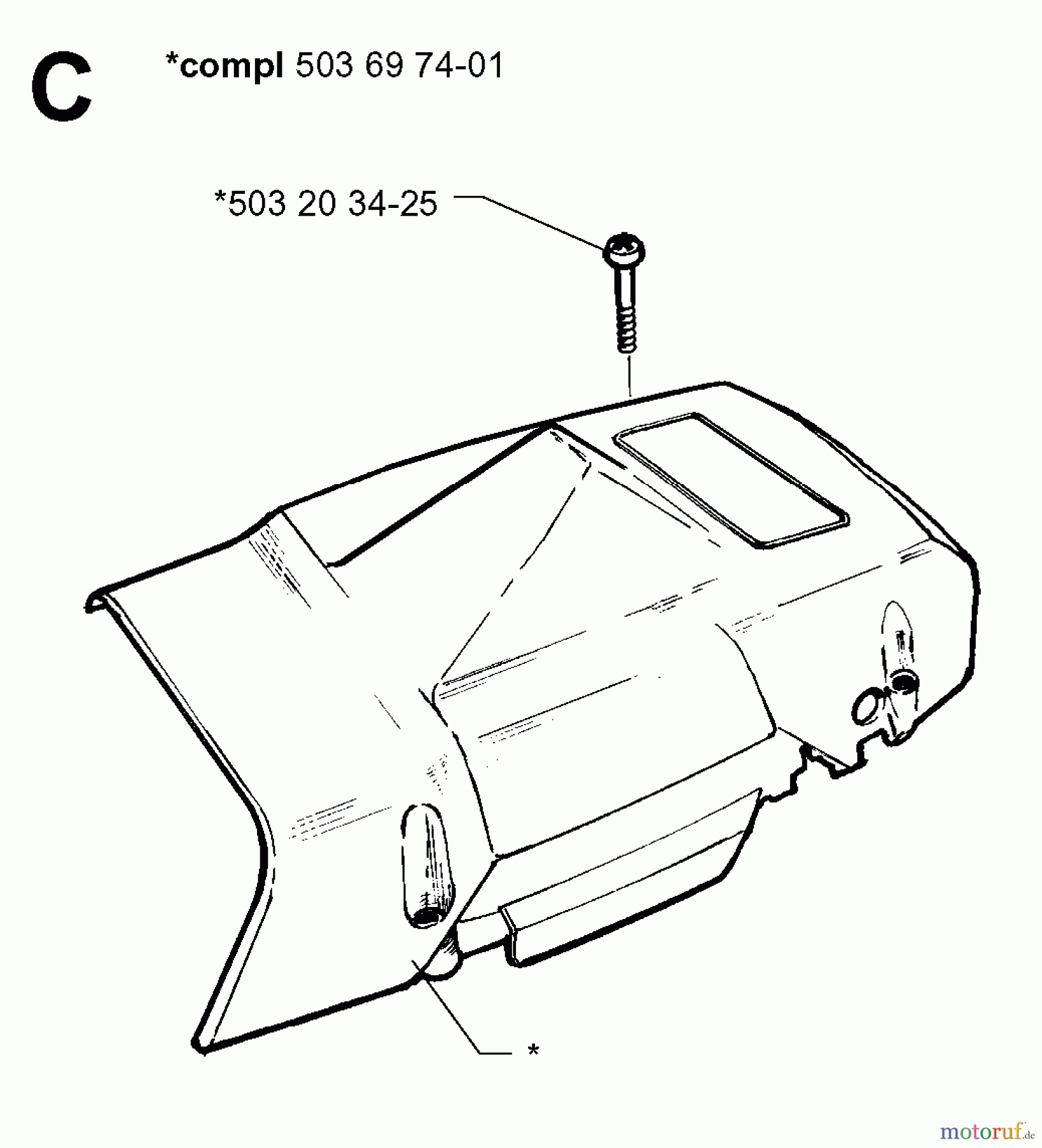  Jonsered Motorsägen 2065 - Jonsered Chainsaw (1999-03) CYLINDER COVER