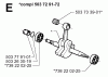 Jonsered 2071 - Chainsaw (1997-02) Ersatzteile CRANKSHAFT