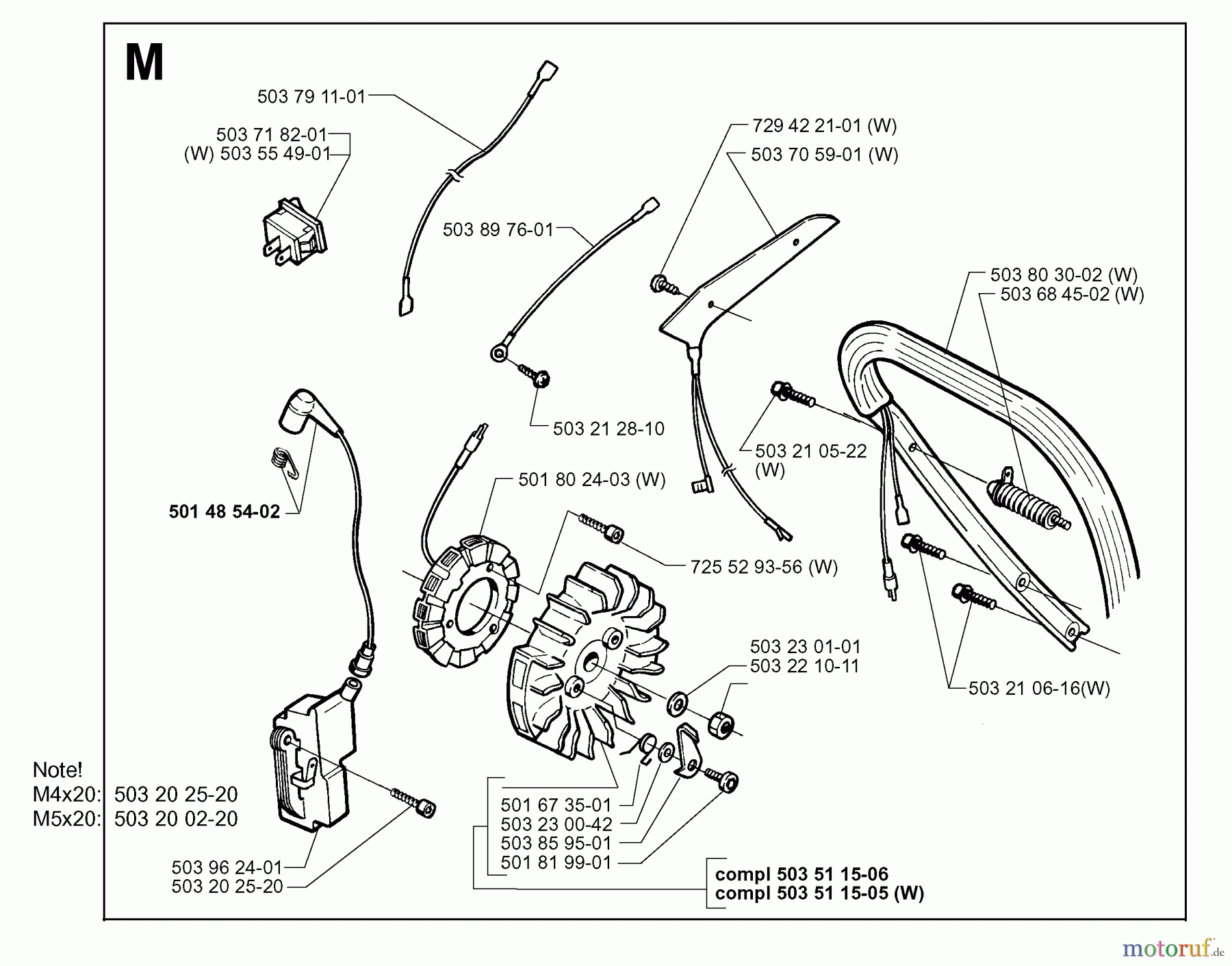  Jonsered Motorsägen 2071 - Jonsered Chainsaw (1997-11) IGNITION SYSTEM