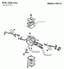 Jonsered 2071 - Chainsaw (1998-04) Ersatzteile CARBURETOR DETAILS #1