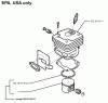 Jonsered 2071 - Chainsaw (1998-04) Ersatzteile CYLINDER PISTON