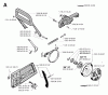 Jonsered 2083 - Chainsaw (1996-08) Ersatzteile CHAIN BRAKE CLUTCH COVER