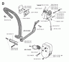 Jonsered 2083 - Chainsaw (1996-08) Ersatzteile FRONT HANDLE MUFFLER OIL PUMP